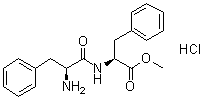 structure of CAS# 38017-65-1, L-Phenylalanyl-L-phenylalanine methyl ester hydrochloride