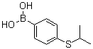 结构式 CAS# 380427-38-3, 4-异丙基硫基苯硼酸