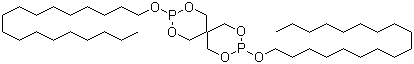 结构式 CAS# 3806-34-6, 抗氧剂 618; 抗氧化剂-PEP-8T; 双十八烷基季戊四醇双亚磷酸酯; 3,9-双十八烷氧基-2,4,8,10-四氧-3,9-二磷螺环[5.5]十一烷