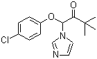 structure of CAS# 38083-17-9, Climbazole;1-(4-Clorophenoxy)-3,3-dimethyl-1-(imidazole-1-yl)-2-butanone