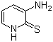 结构式 CAS# 38240-21-0, 2-巯基-3-氨基吡啶