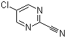 结构式 CAS# 38275-56-8, 2-氰基-5-氯嘧啶