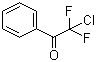 structure of CAS# 384-67-8, 2-Chloro-2,2-difluoroacetophenone