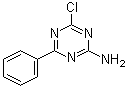 结构式 CAS# 3842-53-3, 4-氯-6-苯基-1,3,5-三嗪-2-胺