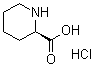 structure of CAS# 38470-14-3, (R)-Piperidine-2-carboxylic acid hydrochloride ;D-Pipercolic acid hydrochloride