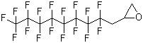 structure of CAS# 38565-53-6, 3-(Perfluoro-n-octyl)propenoxide ;3-Perfluorooctyl-1,2-epoxypropane; (2,2,3,3,4,4,5,5,6,6,7,7,8,8,9,9,9-Heptadecafluorononyl)oxirane