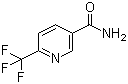 structure of CAS# 386715-35-1, 6-(Trifluoromethyl)nicotinamide;6-(Trifluoromethyl)pyridine-3-carboxamide