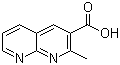 结构式 CAS# 387350-60-9, 2-甲基-1,8-萘啶-3-羧酸