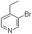结构式 CAS# 38749-76-7, 3-溴-4-乙基吡啶
