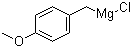 structure of CAS# 38769-92-5, 4-Methoxybenzylmagnesium chloride;4-Methoxyphenylmethylmagnesium chloride; Chloro(4-methoxyphenylmethyl)magnesium