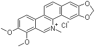 structure of CAS# 3895-92-9, Chelerythrine chloride;1,2-Dimethoxy-N-methyl-[1,3]benzodioxolo[5,6-c]phenanthridinium chloride