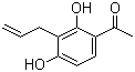 structure of CAS# 38987-00-7, 1-(3-Allyl-2,4-dihydroxyphenyl)ethanone