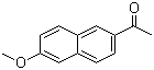 结构式 CAS# 3900-45-6, 6-甲氧基-2-乙酰萘