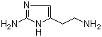 结构式 CAS# 39050-13-0, 2-氨基组胺; 2-氨基-1H-咪唑-5-乙胺