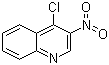 结构式 CAS# 39061-97-7, 4-氯-3-硝基喹啉