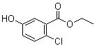 2-Chloro-5-hydroxybenzoic acid ethyl ester molecular structure (CAS 39062-63-0)