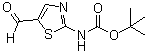 structure of CAS# 391668-77-2, 2-(tert-Butoxycarbonylamino)thiazole-5-carboxaldehyde;tert-Butyl (5-formylthiazol-2-yl)carbamate