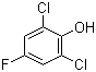 2,6-Dichloro-4-fluorophenol molecular structure (CAS 392-71-2)