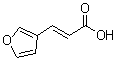 structure of CAS# 39244-10-5, 3-(3-Furanyl)-2-propenoic acid;3-(3-Furyl)acrylic acid; 3-Furylacrylic acid