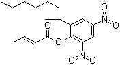structure of CAS# 39300-45-3, Dinocap;2-Butenoic acid 2-isooctyl-4,6-dinitrophenyl ester