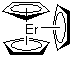 structure of CAS# 39330-74-0, Erbium tricyclopentadienide;Tricyclopentadienylerbium; Tris(cyclopentadienyl)erbium