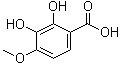 structure of CAS# 3934-81-4, 2,3-Dihydroxy-4-methoxybenzoic acid;2,3-Dihydroxy-p-anisic acid; NSC 156949