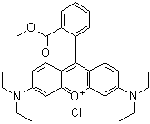structure of CAS# 39393-39-0, Basic violet 11:1;Basonyl Red 560; C.I. Basic Violet 11:1; Rhodamine A; Rhodamine B methyl ester; Sevron B Red D; Sevron Brilliant Red D