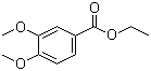结构式 CAS# 3943-77-9, 3,4-二甲氧基苯甲酸乙酯