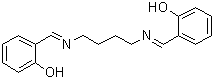 结构式 CAS# 3955-57-5, N,N'-二(亚水杨基)-1,4-丁二胺