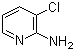 结构式 CAS# 39620-04-7, 3-氯-2-氨基吡啶