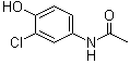 structure of CAS# 3964-54-3, 3'-Chloro-4'-hydroxyacetanilide