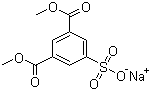 Sodium dimethyl 5-sulphonatoisophthalate molecular structure (CAS 3965-55-7)