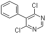 结构式 CAS# 3974-16-1, 4,6-二氯-5-苯基嘧啶