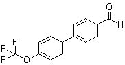 structure of CAS# 398156-35-9, 4'-(Trifluoromethoxy)biphenyl-4-carboxaldehyde