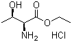 结构式 CAS# 39994-70-2, L-苏氨酸乙酯盐酸盐