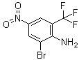 structure of CAS# 400-66-8, 2-Bromo-4-nitro-6-(trifluoromethyl)aniline;2-Bromo-4-nitro-6-trifluoromethylphenylamine