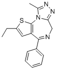 结构式 CAS# 40054-73-7, 去氯依替唑仑