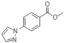 structure of CAS# 400750-29-0, Methyl 4-(1H-pyrazol-1-yl)benzoate;Methyl 4-(pyrazol-1-yl)benzoate