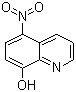 structure of CAS# 4008-48-4, Nitroxoline;5-Nitro-8-quinolinol; 8-Hydroxy-5-nitroquinoline