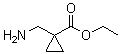 structure of CAS# 400840-94-0, 1-(Aminomethyl)cyclopropanecarboxylic acid ethyl ester;Ethyl 1-(aminomethyl)cyclopropanecarboxylate