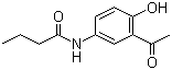 structure of CAS# 40188-45-2, 2-Acetyl-4-butyramidophenol;N-(3-Acetyl-4-hydroxyphenyl)butyramide; 5'-Butyramido-2'-hydroxyacetophenone
