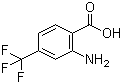结构式 CAS# 402-13-1, 2-氨基-4-三氟甲基苯甲酸