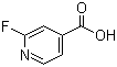 结构式 CAS# 402-65-3, 2-氟异烟酸; 2-氟吡啶-4-羧酸