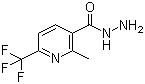 结构式 CAS# 402479-94-1, 2-甲基-6-(三氟甲基)-3-吡啶甲酰肼