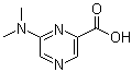 结构式 CAS# 40262-53-1, 6-(二甲基氨基)吡嗪羧酸