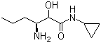 结构式 CAS# 402960-19-4, (3S)-3-氨基-N-环丙基-2-羟基己酰胺