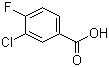 3-Chloro-4-fluorobenzoic acid molecular structure (CAS 403-16-7)