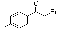 2-Bromo-4'-fluoroacetophenone molecular structure (CAS 403-29-2)