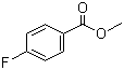 structure of CAS# 403-33-8, Methyl 4-fluorobenzoate;4-Fluorobenzoic acid methyl ester