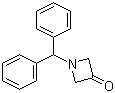 结构式 CAS# 40320-60-3, 1-二苯甲基氮杂环丁烷-3-酮